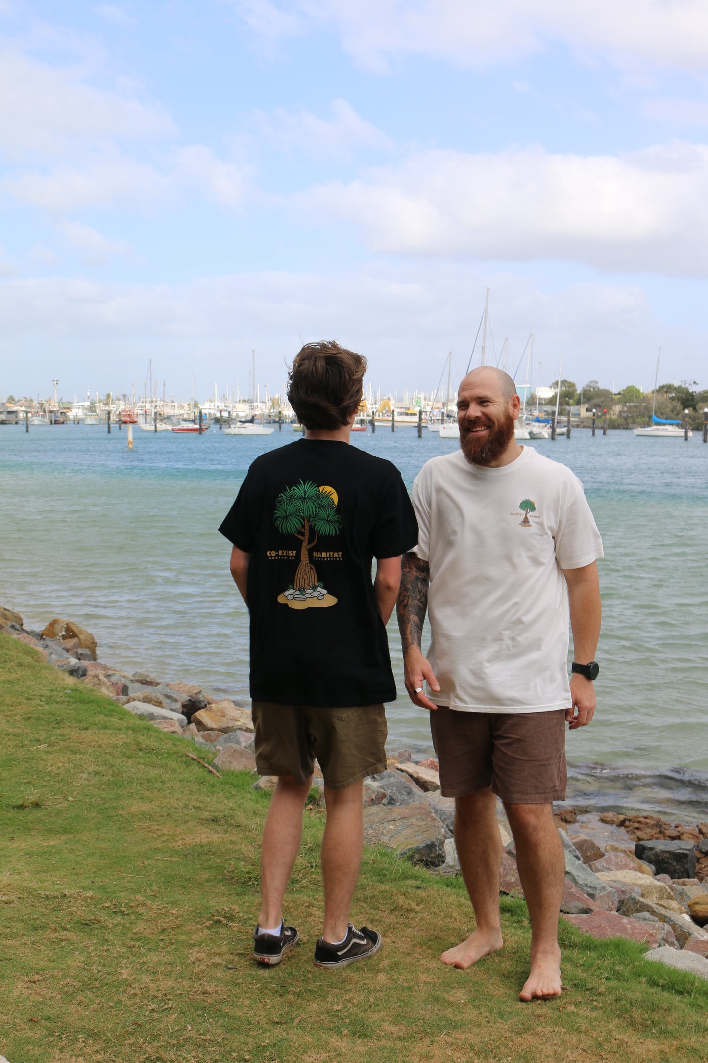 Co-Exist Collab Tee organic, surfwear, organic surfwear
