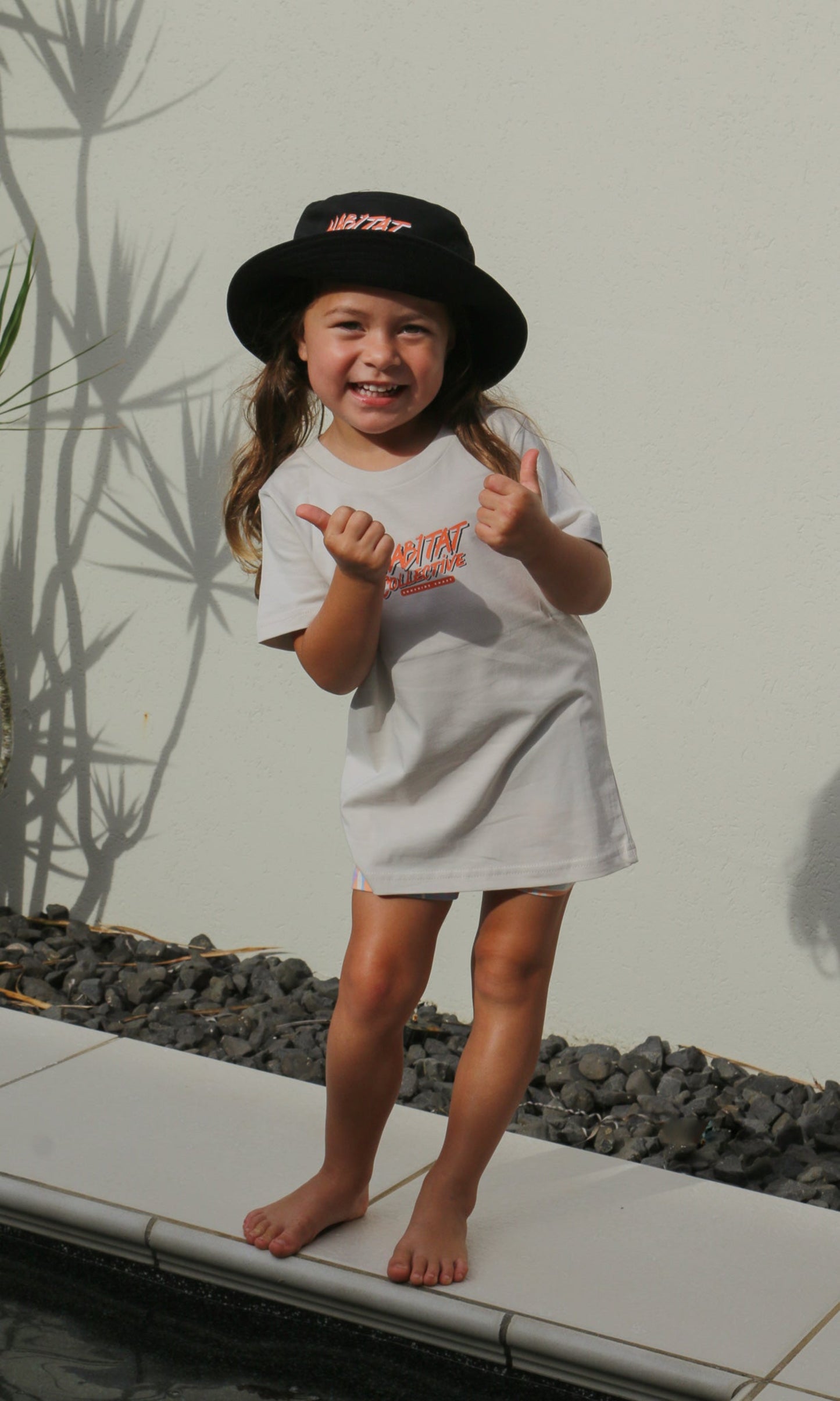 Kids Mudjimba Island Retro Tee, kids surfwear