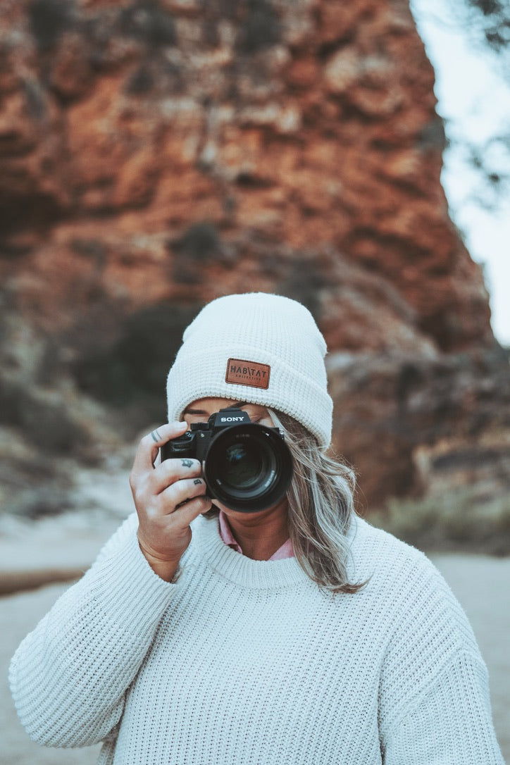 Habitat knitted beanie