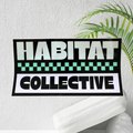 Habitat Checkered Bumper sticker