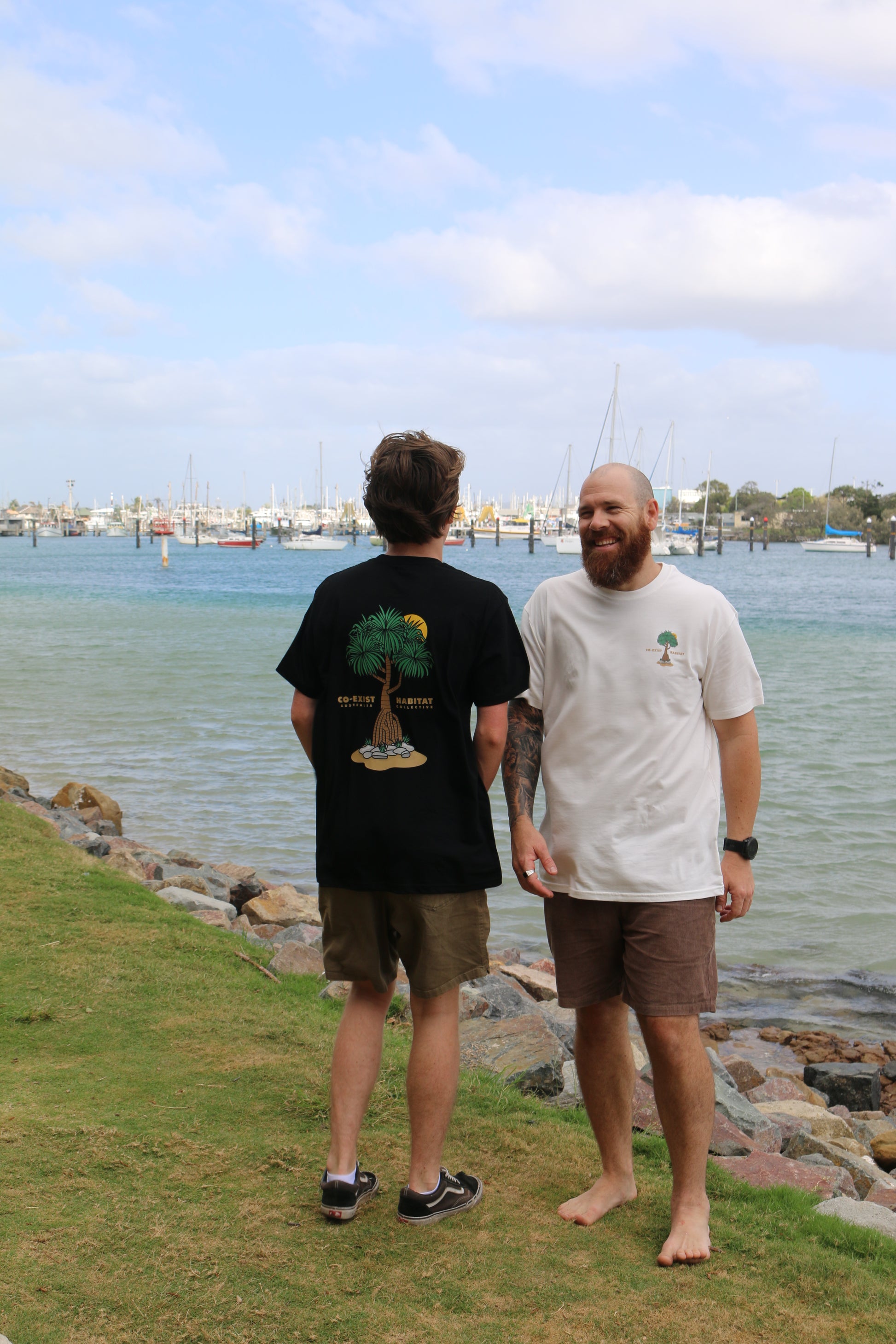 Co-Exist Collab Tee organic, surfwear, organic surfwear