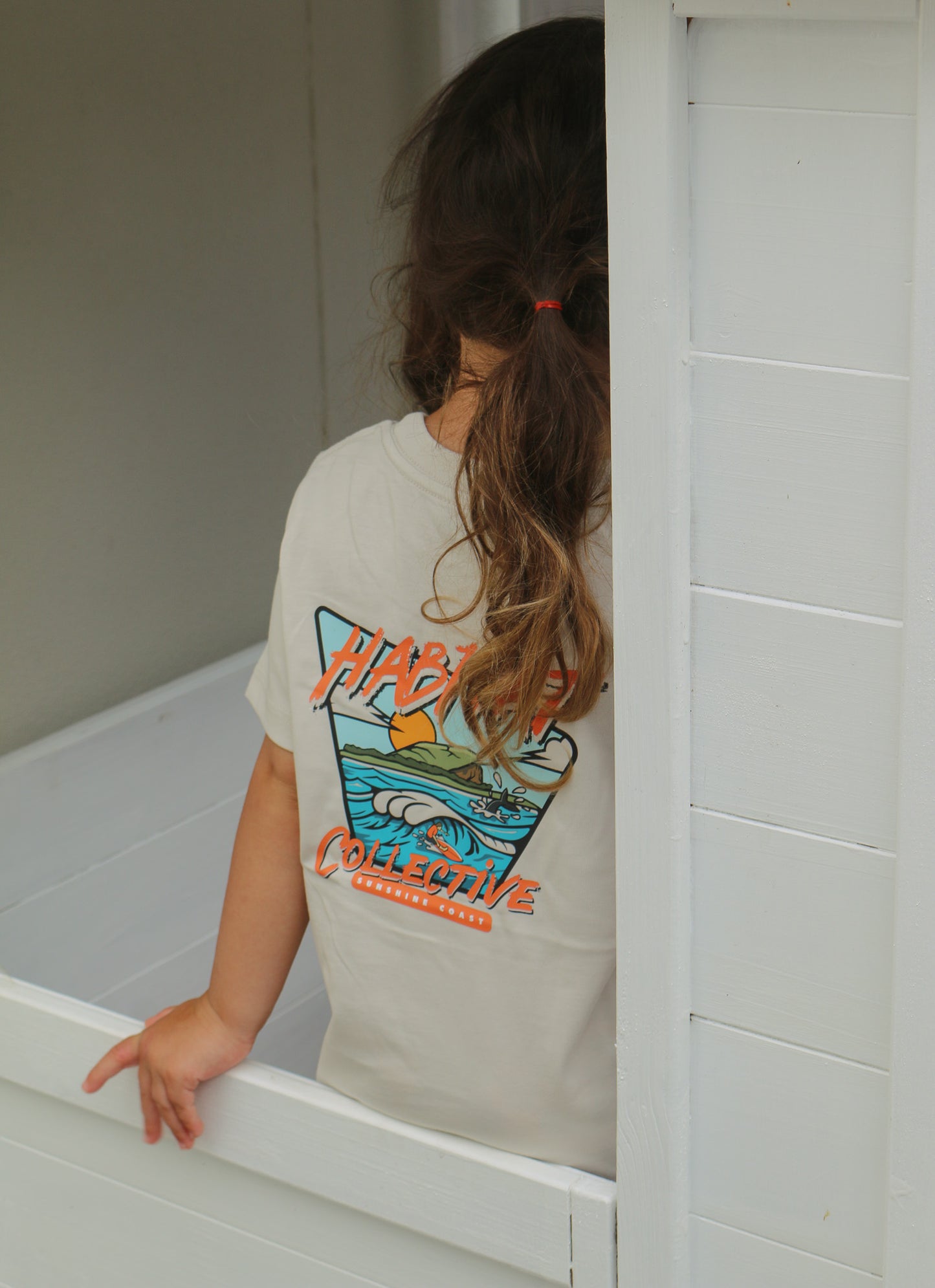 Kids Mudjimba Island Retro Tee