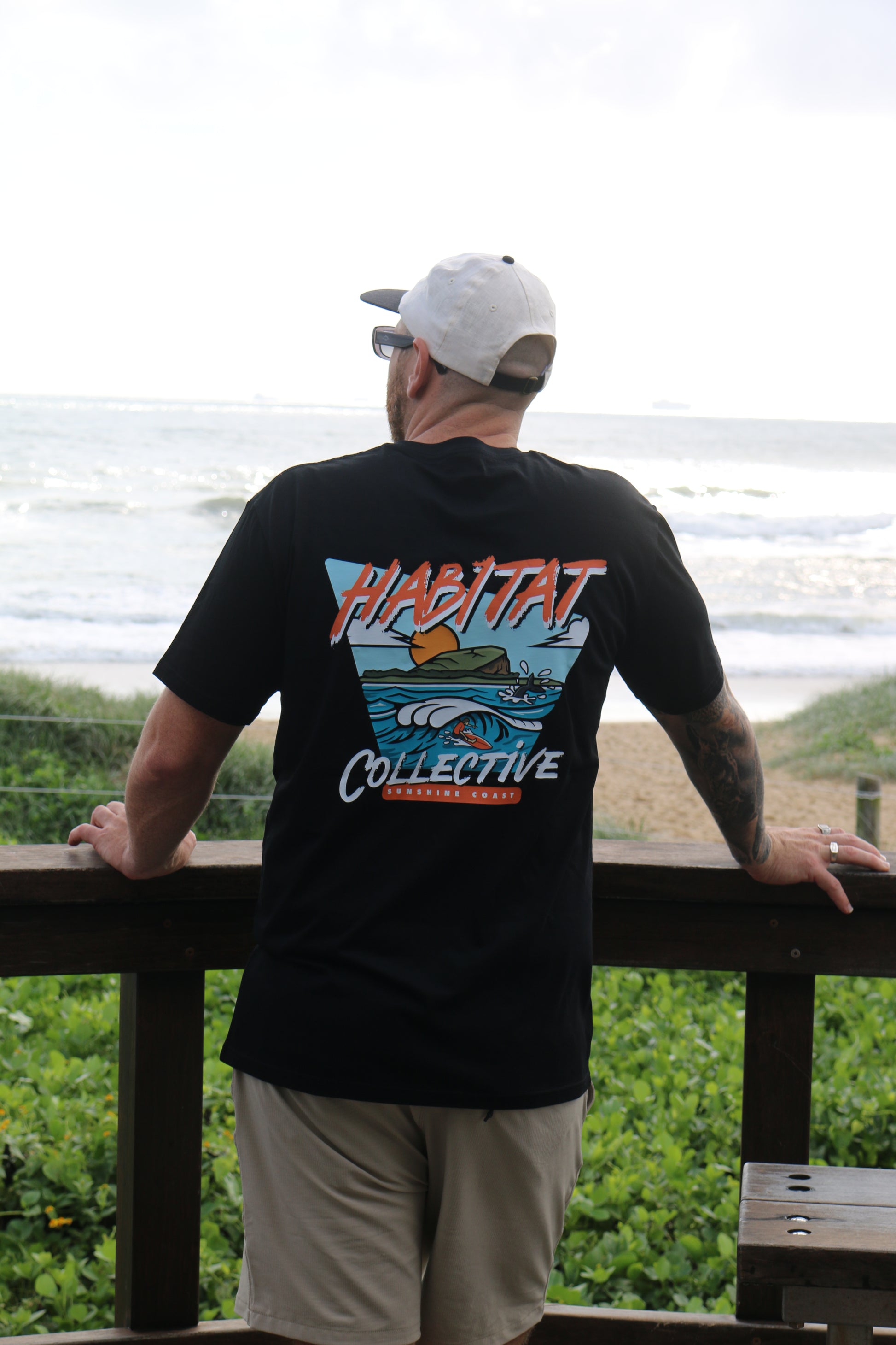 Mudjimba Island Retro Tee, surfwear, surfbrand, sunshine coast surf