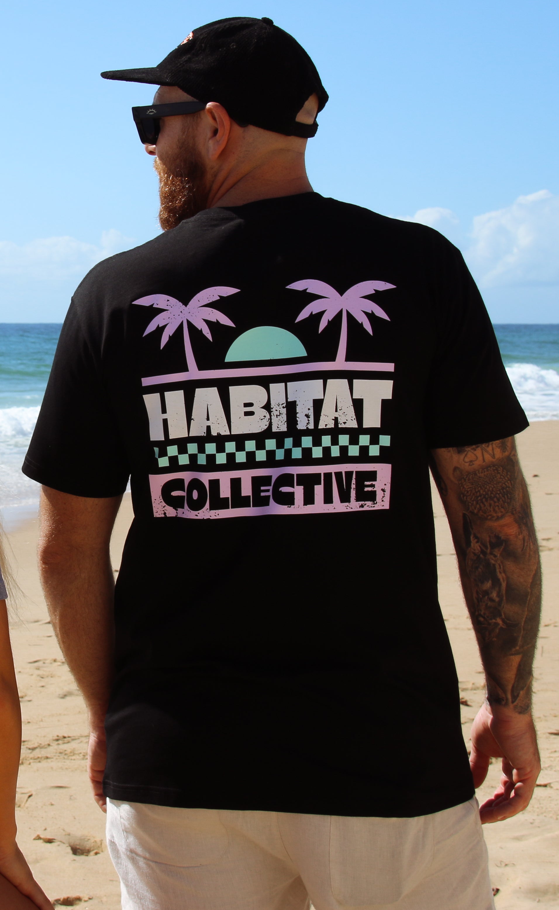 Palm Cove organic t-shirts, womens surfwear. unisex, mens surfwear.